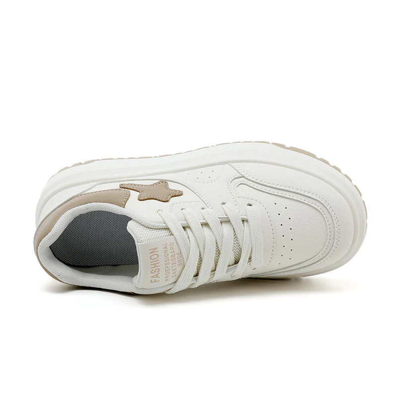 Damen Sportliche Sneakers mit hohem Plateau und atmungsaktivem Obermaterial Heidi Mode - Image 2