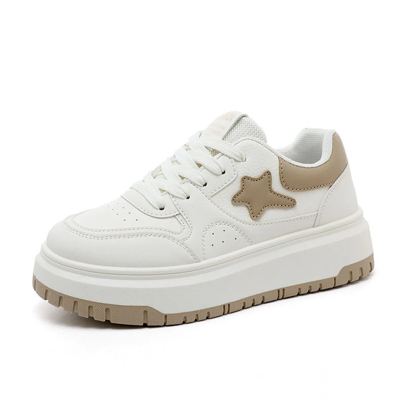 Damen Sportliche Sneakers mit hohem Plateau und atmungsaktivem Obermaterial Heidi Mode - Image 5