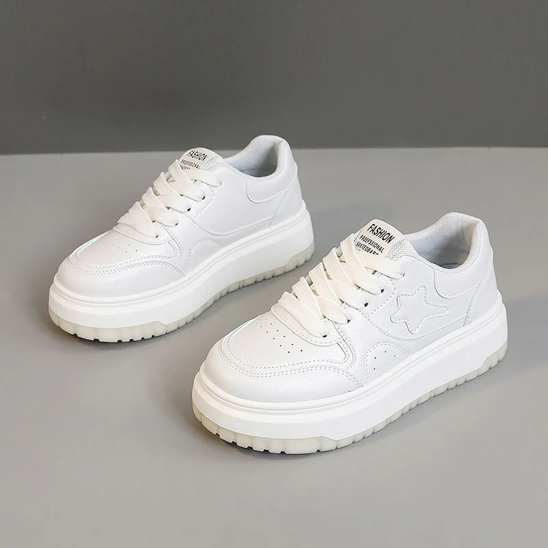 Damen Sportliche Sneakers mit hohem Plateau und atmungsaktivem Obermaterial Heidi Mode - Image 7