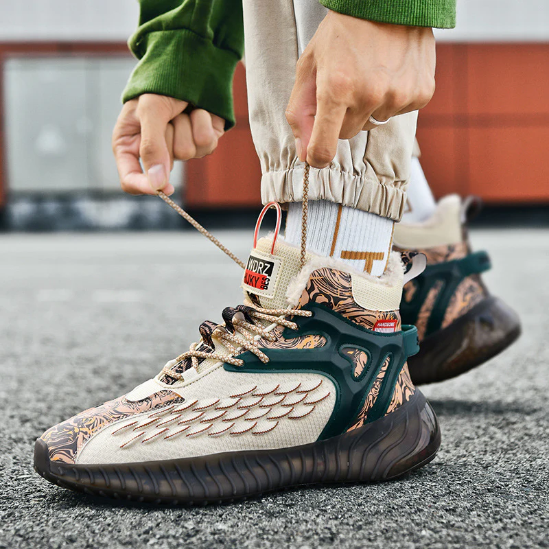 Damen sportliche Sneakers mit individuellem Design Heidi Mode