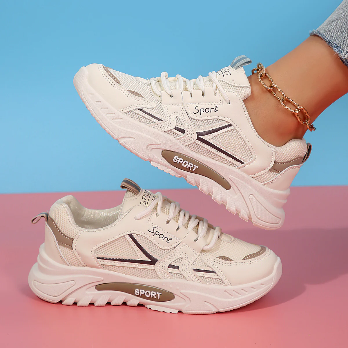 Damen Sportliche Sneakers mit innovativem Dämpfungssystem Heidi Mode - Image 2