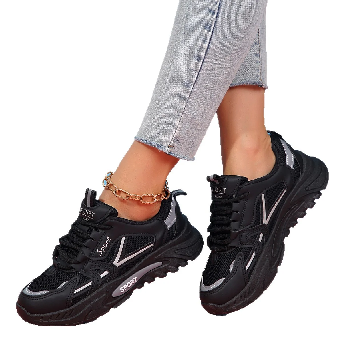 Damen Sportliche Sneakers mit innovativem Dämpfungssystem Heidi Mode - Image 5