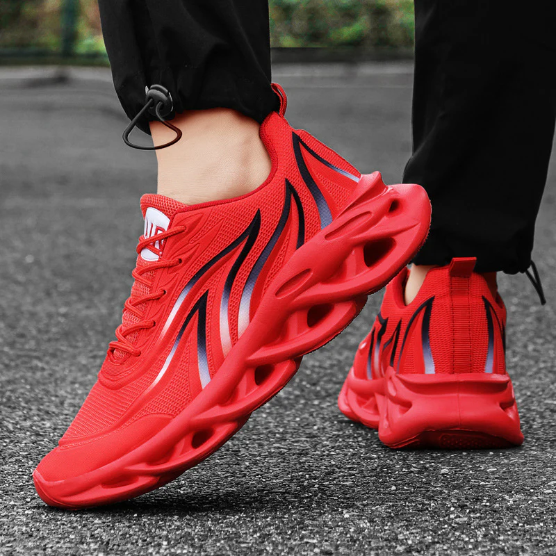 Damen Sportliche Sneakers mit innovativem Dämpfungssystem und atmungsaktiver Mesh-Oberfläche Heidi Mode - Image 2