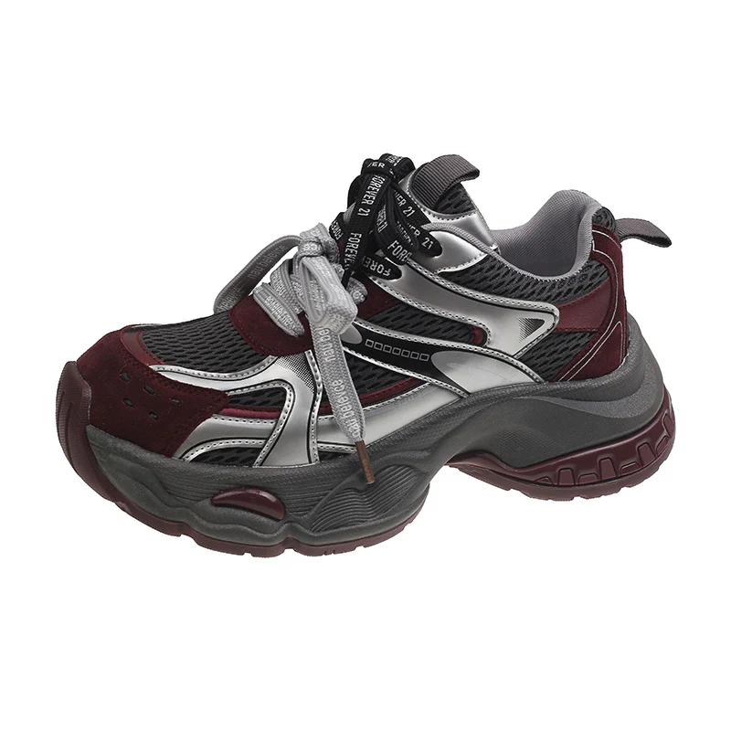 Damen Sportliche Sneakers mit innovativem Design und atmungsaktiver Obermaterialstruktur Heidi Mode - Image 5