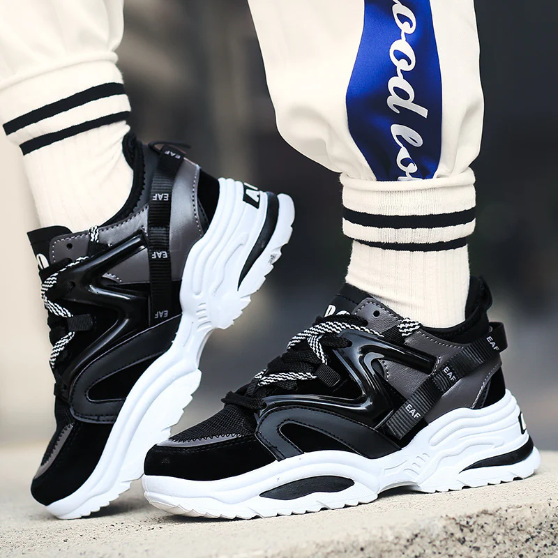 Damen sportliche Sneakers mit innovativem Design und farbenfrohen Akzenten Heidi Mode - Image 3
