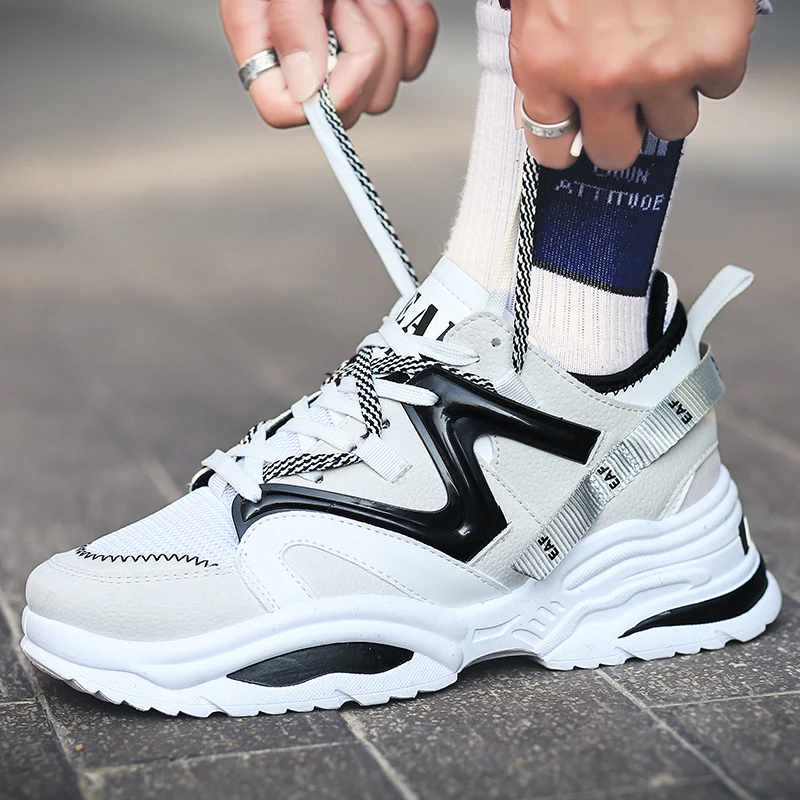 Damen sportliche Sneakers mit innovativem Design und farbenfrohen Akzenten Heidi Mode - Image 4