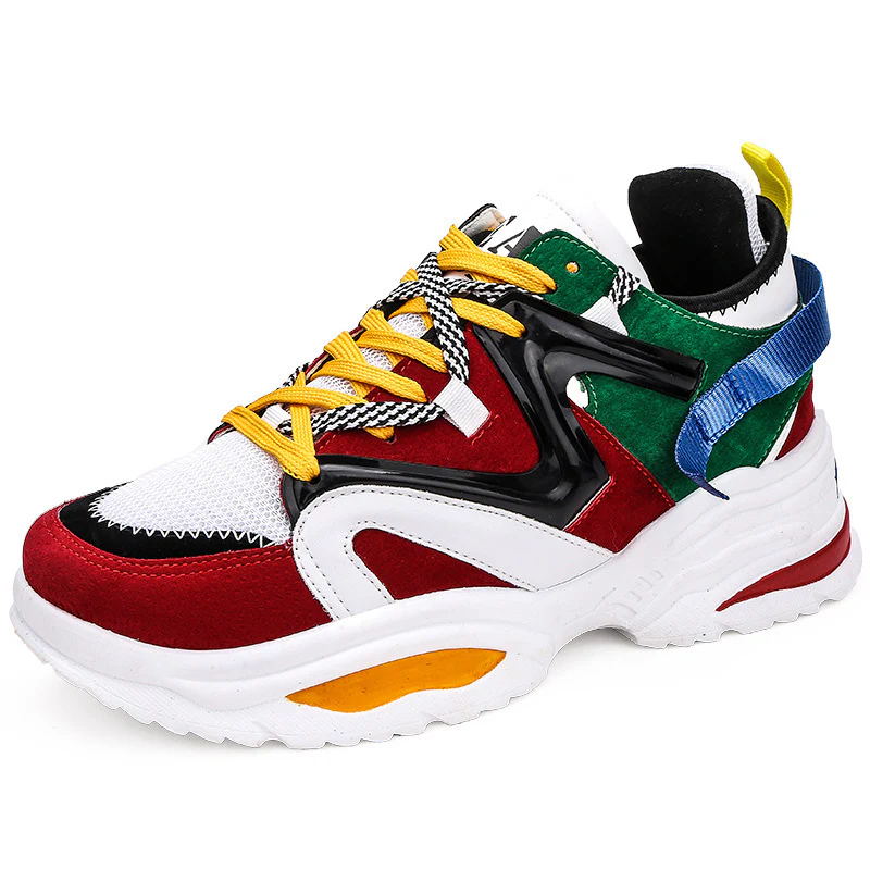 Damen sportliche Sneakers mit innovativem Design und farbenfrohen Akzenten Heidi Mode - Image 5