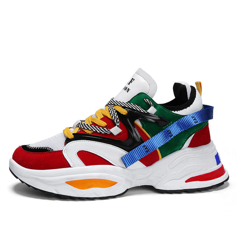 Damen sportliche Sneakers mit innovativem Design und farbenfrohen Akzenten Heidi Mode - Image 8