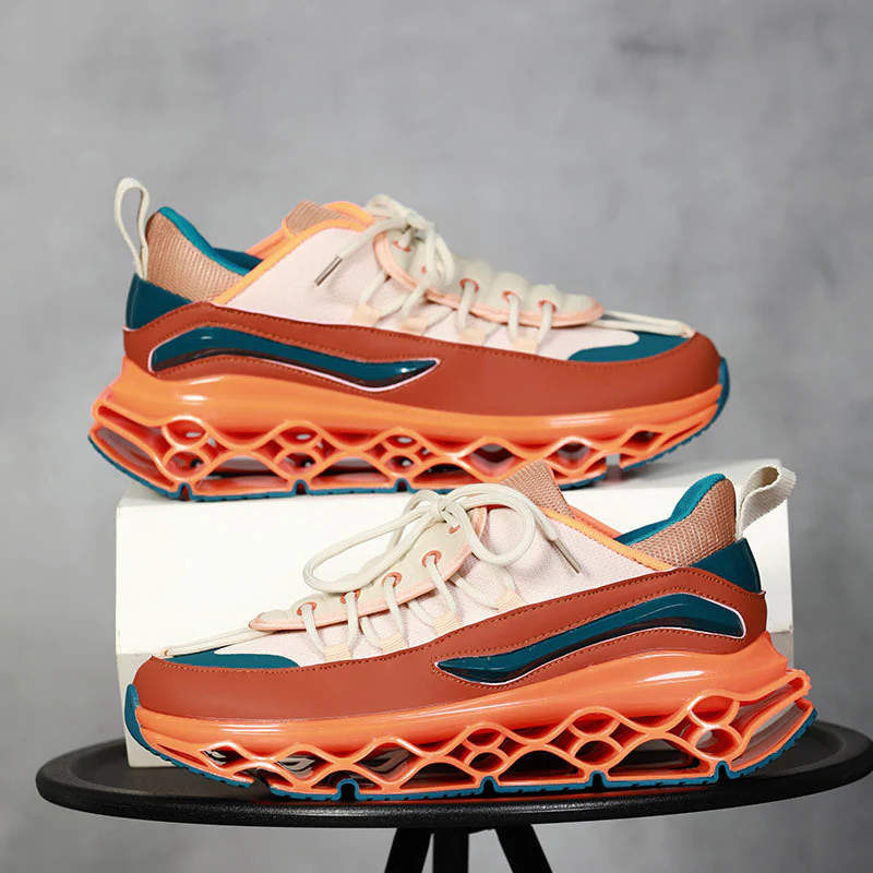 Damen Sportliche Sneakers mit innovativem Sohlen-Design Heidi Mode - Image 2