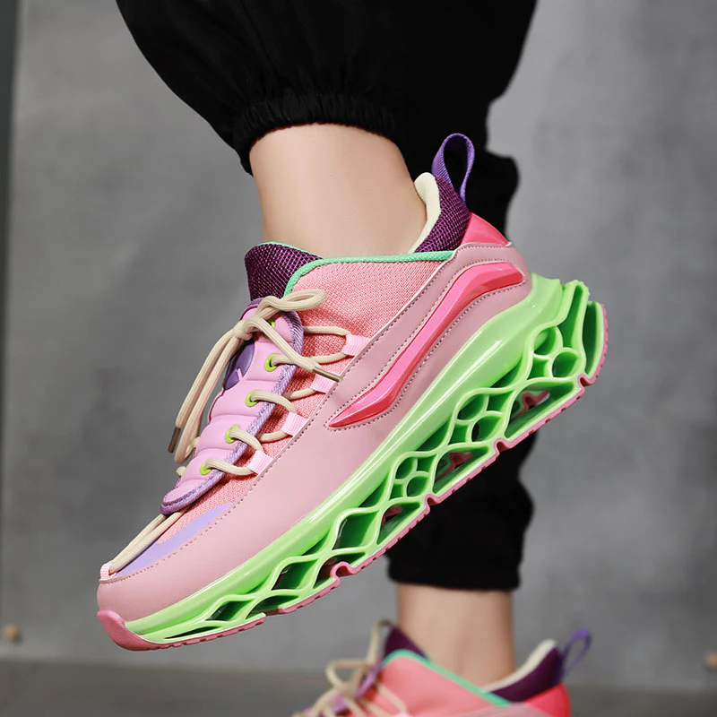 Damen Sportliche Sneakers mit innovativem Sohlen-Design Heidi Mode - Image 4