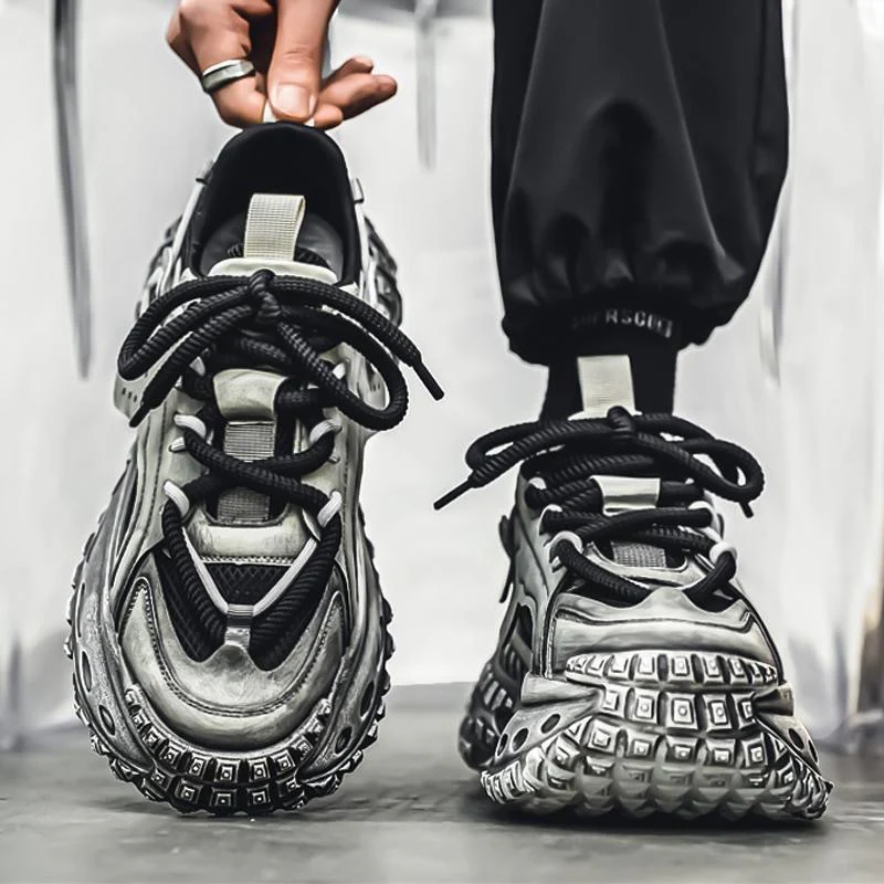 Damen Sportliche Sneakers mit innovativem Sohlenprofil und atmungsaktiver Mesh-Konstruktion Heidi Mode - Image 2