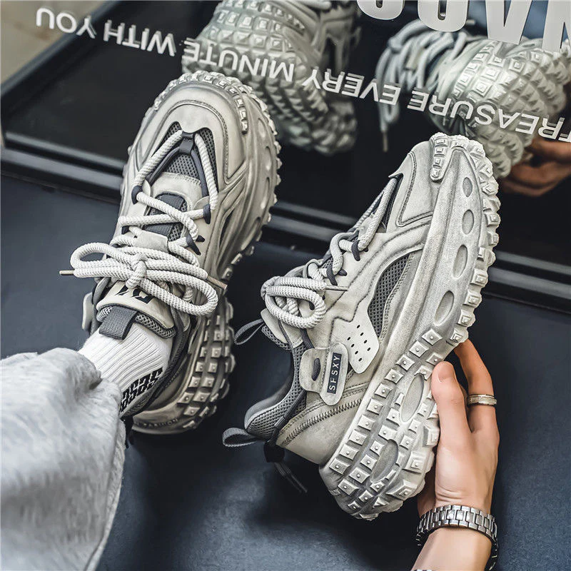 Damen Sportliche Sneakers mit innovativem Sohlenprofil und atmungsaktiver Mesh-Konstruktion Heidi Mode - Image 3
