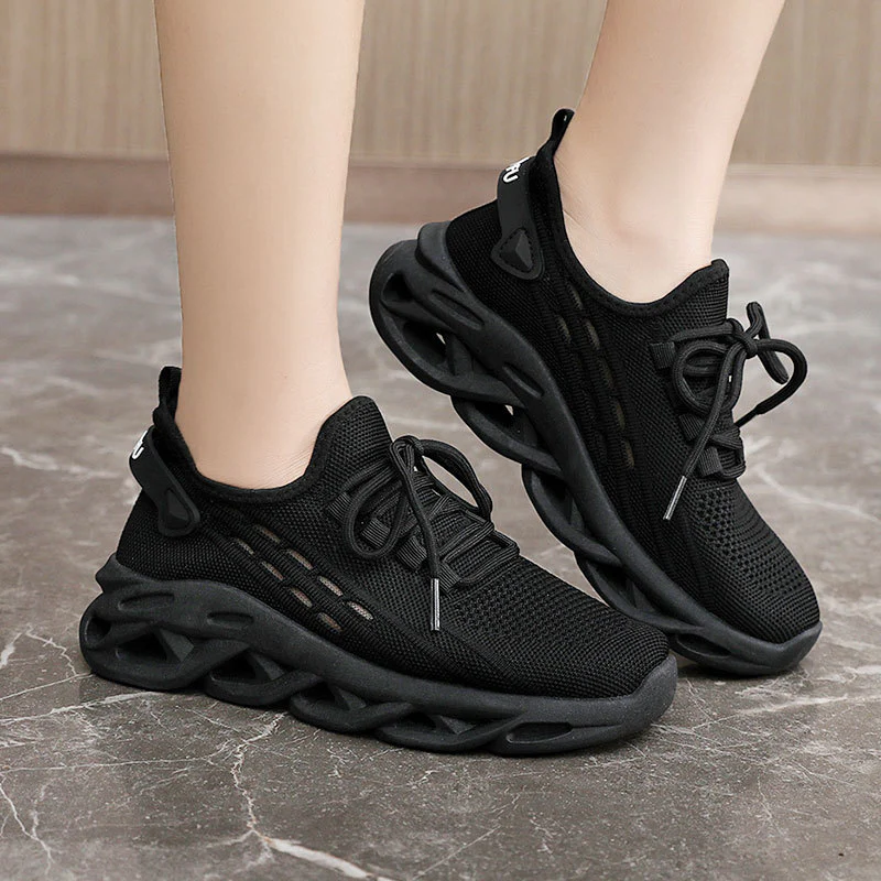 Damen Sportliche Sneakers mit innovativer Dämpfung und atmungsaktiver Obermaterialstruktur Heidi Mode - Image 3