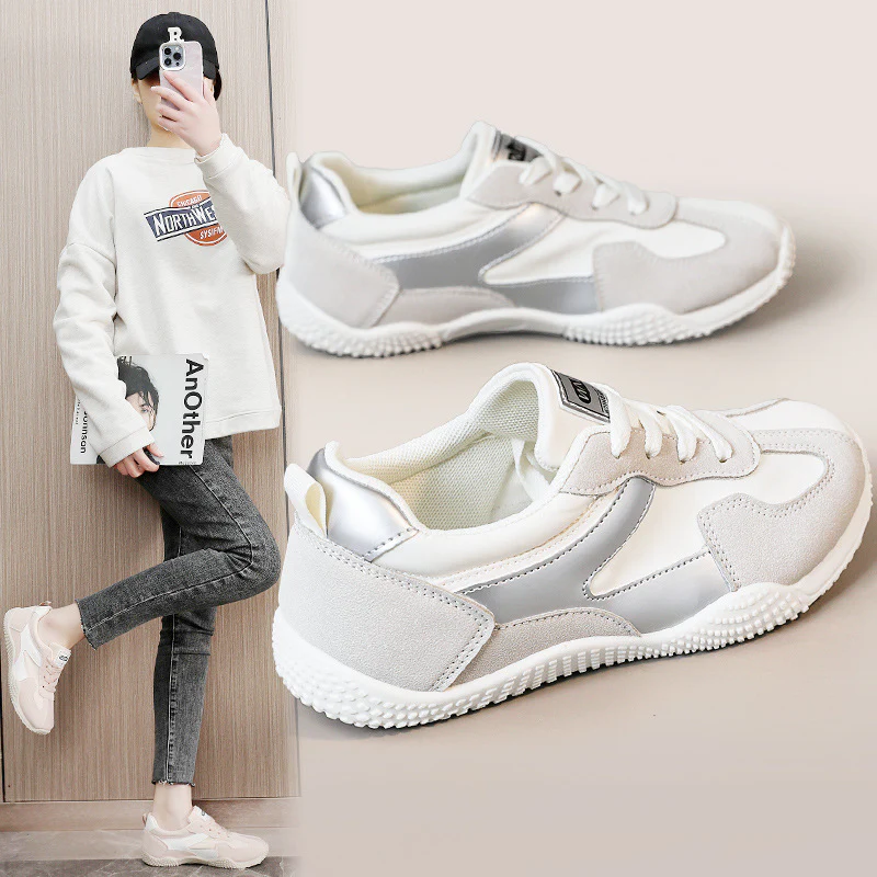 Damen Sportliche Sneakers mit innovativer Mesh-Oberfläche und dämpfender Sohle Heidi Mode