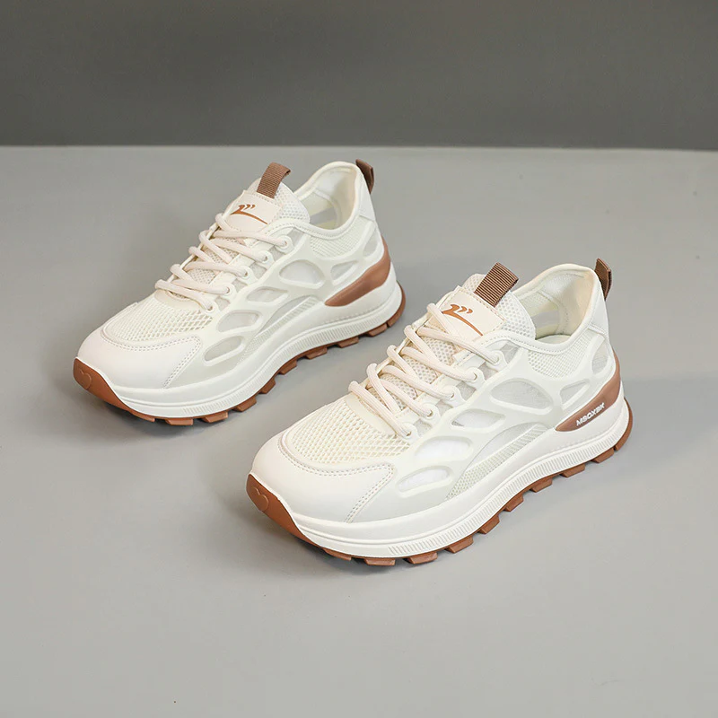 Damen Sportliche Sneakers mit innovativer Netzstruktur und rutschfester Laufsohle Heidi Mode - Image 2