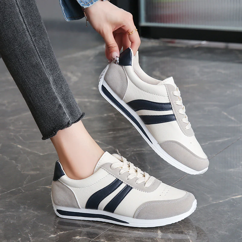 Damen Sportliche Sneakers mit klassischem Design und atmungsaktiver Oberflächenstruktur Heidi Mode - Image 4