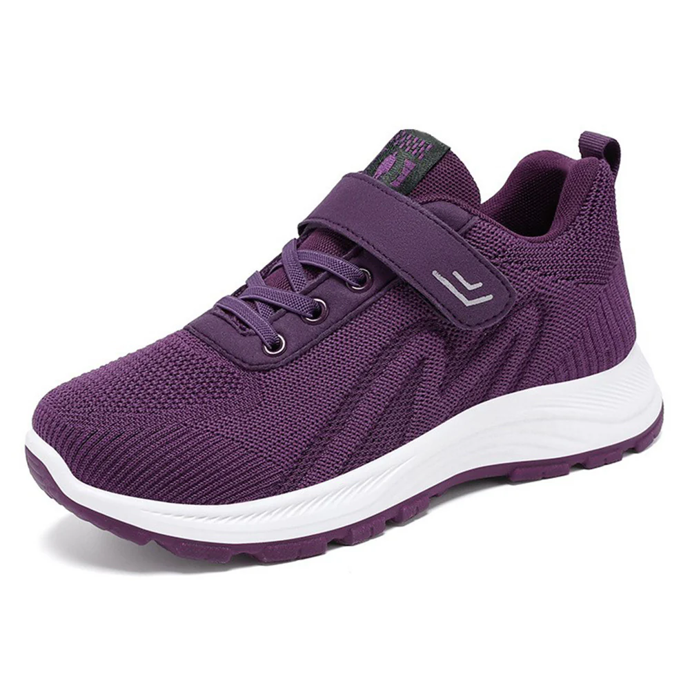 Damen Sportliche Sneakers mit Klettverschluss und atmungsaktivem Mesh-Obermaterial Heidi Mode - Image 3