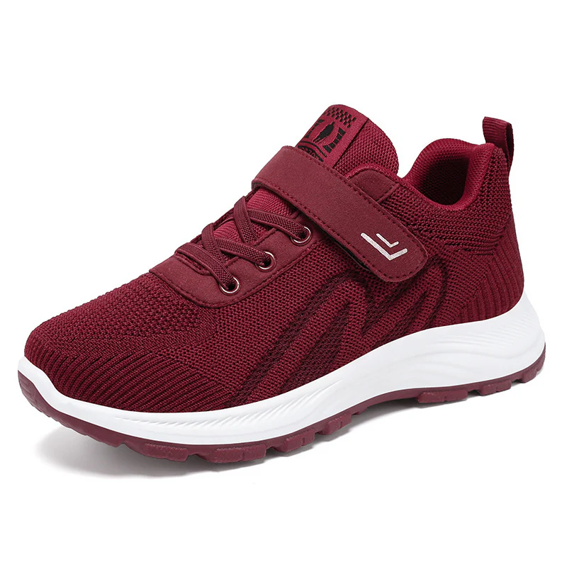 Damen Sportliche Sneakers mit Klettverschluss und atmungsaktivem Mesh-Obermaterial Heidi Mode - Image 4