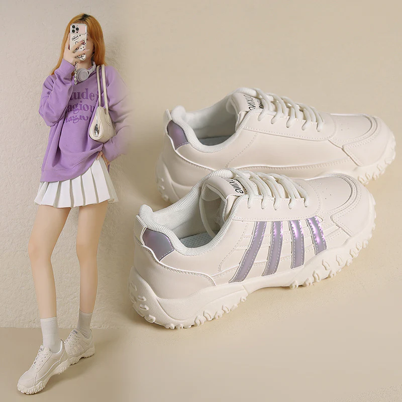 Damen Sportliche Sneakers mit komfortablem Dämpfungssystem und strapazierfähigem Obermaterial Heidi Mode