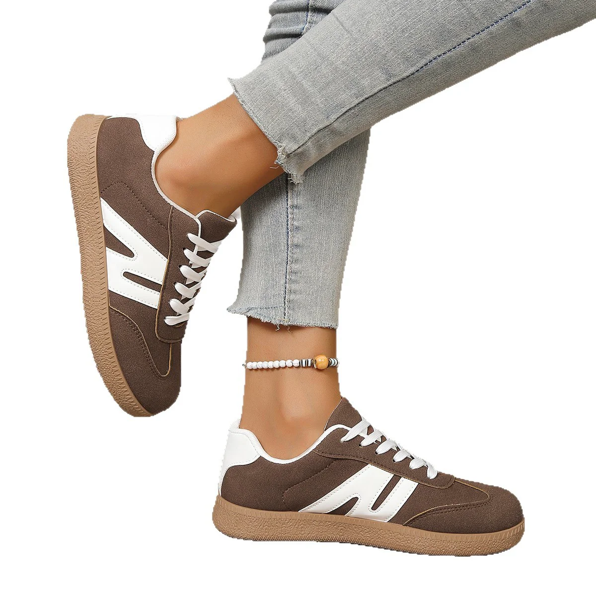 Damen Sportliche Sneakers mit komfortablem Dämpfungssystem und stylischem Design Heidi Mode - Image 9