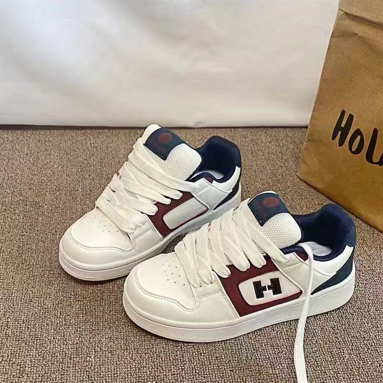 Damen Sportliche Sneakers mit kontrastierenden Farbakzenten und dämpfender Sohle Heidi Mode - Image 5
