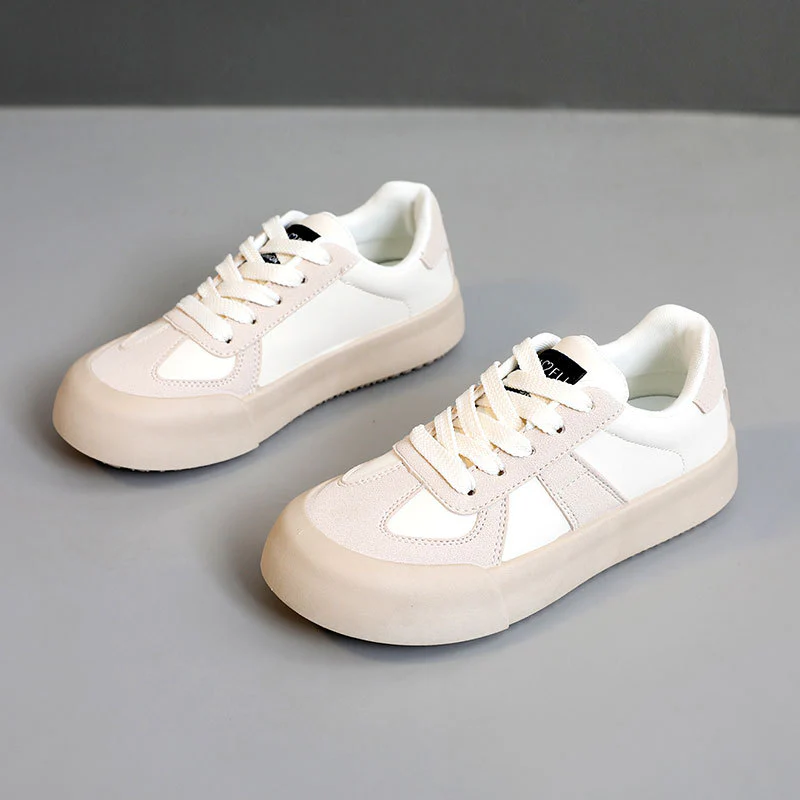 Damen Sportliche Sneakers mit kontrastierenden Materialien Heidi Mode - Image 8