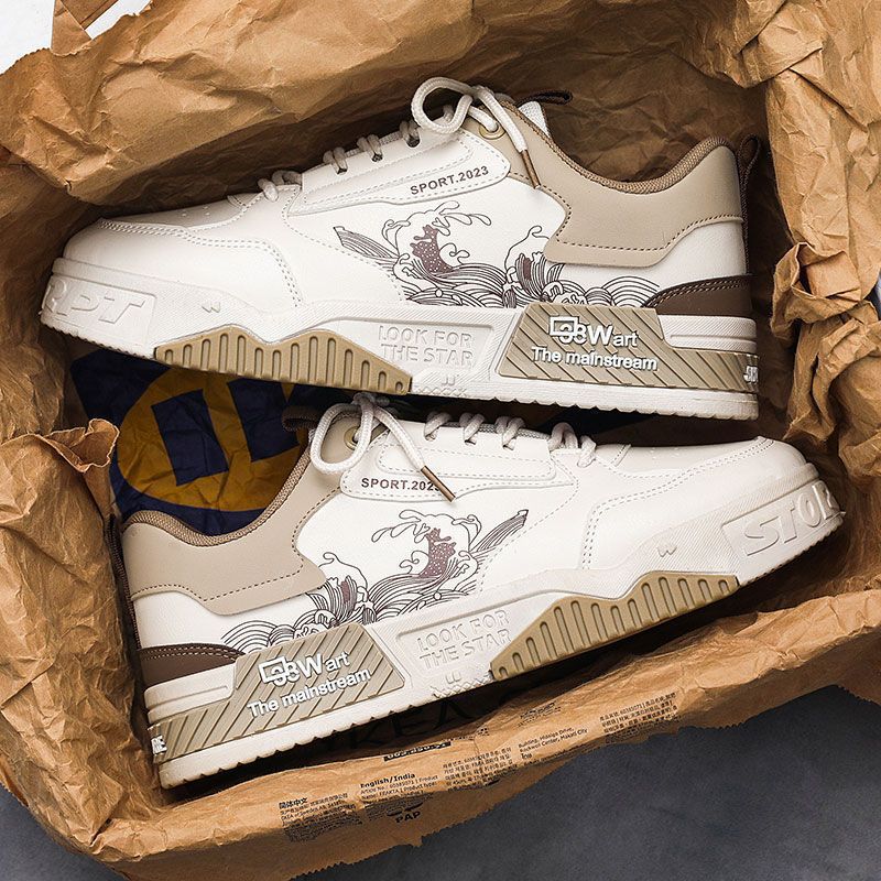 Damen Sportliche Sneakers mit künstlerischem Design und stoßdämpfender Sohle Heidi Mode - Image 6