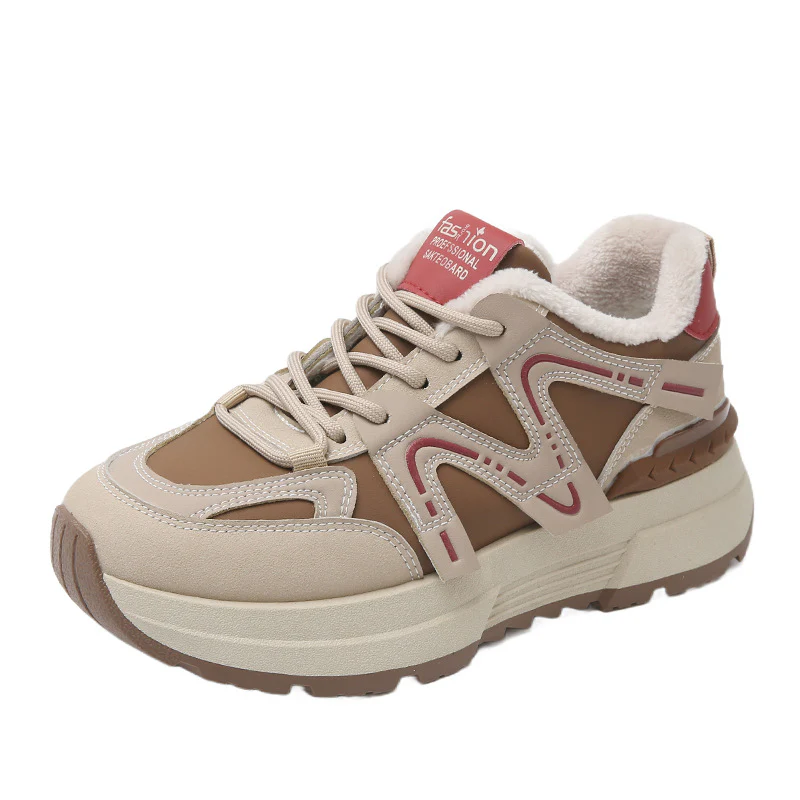 Damen Sportliche Sneakers mit kuscheligem Innenfutter und robustem Profil Heidi Mode - Image 5