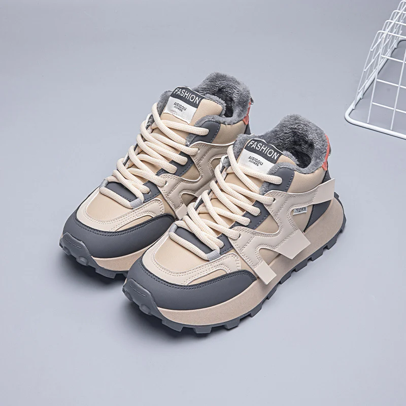 Damen Sportliche Sneakers mit kuscheligem Innenfutter und rutschfester Sohle Heidi Mode - Image 6