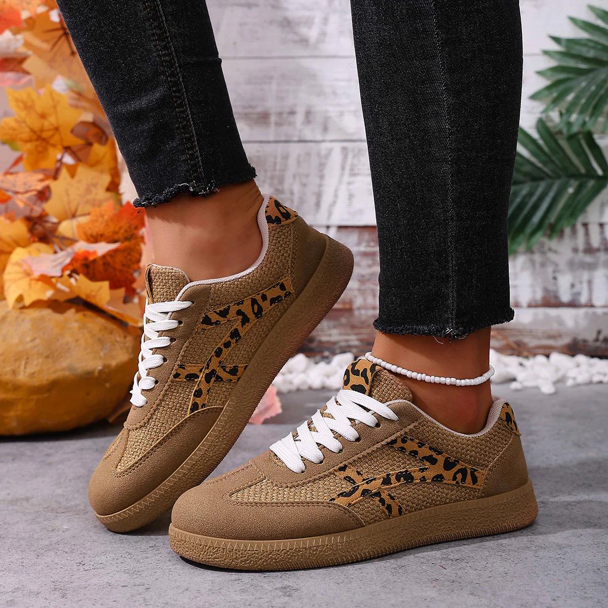 Damen Sportliche Sneakers mit leichtem Obermaterial und rutschfester Sohle Heidi Mode