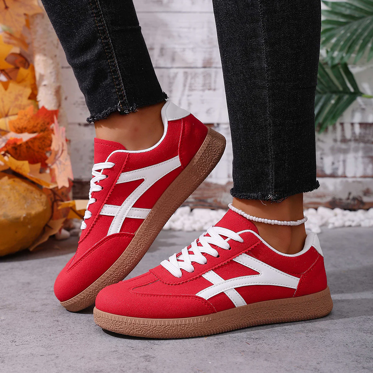 Damen Sportliche Sneakers mit leichtem Obermaterial und rutschfester Sohle Heidi Mode - Image 2
