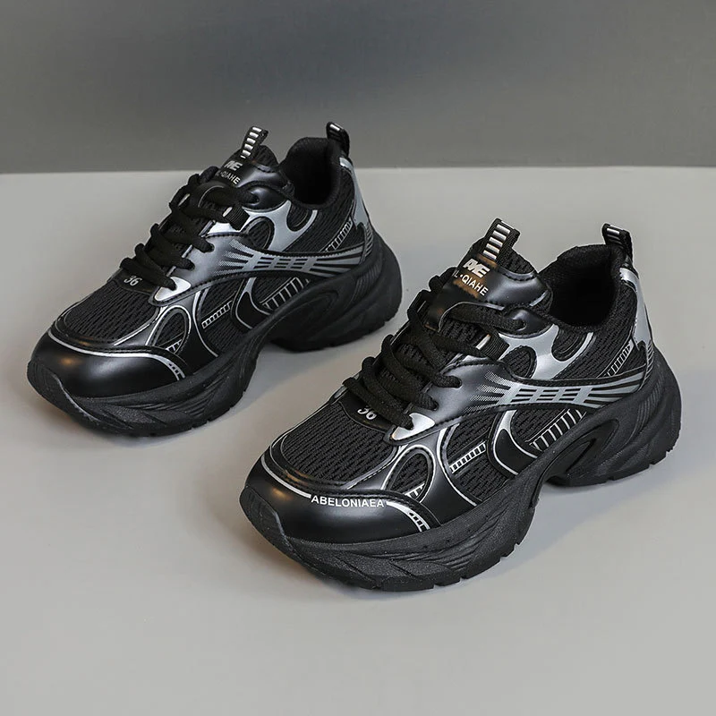 Damen Sportliche Sneakers mit luftdurchlässiger Mesh-Struktur und ergonomischer Dämpfung Heidi Mode - Image 9