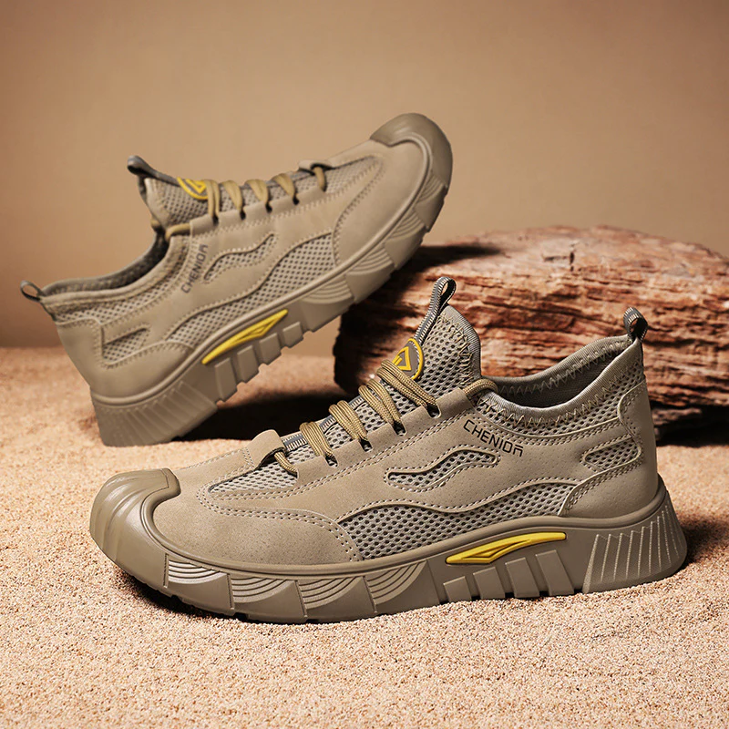Damen Sportliche Sneakers mit luftiger Oberflächenstruktur und strapazierfähigem Sohlenprofil Heidi Mode - Image 4