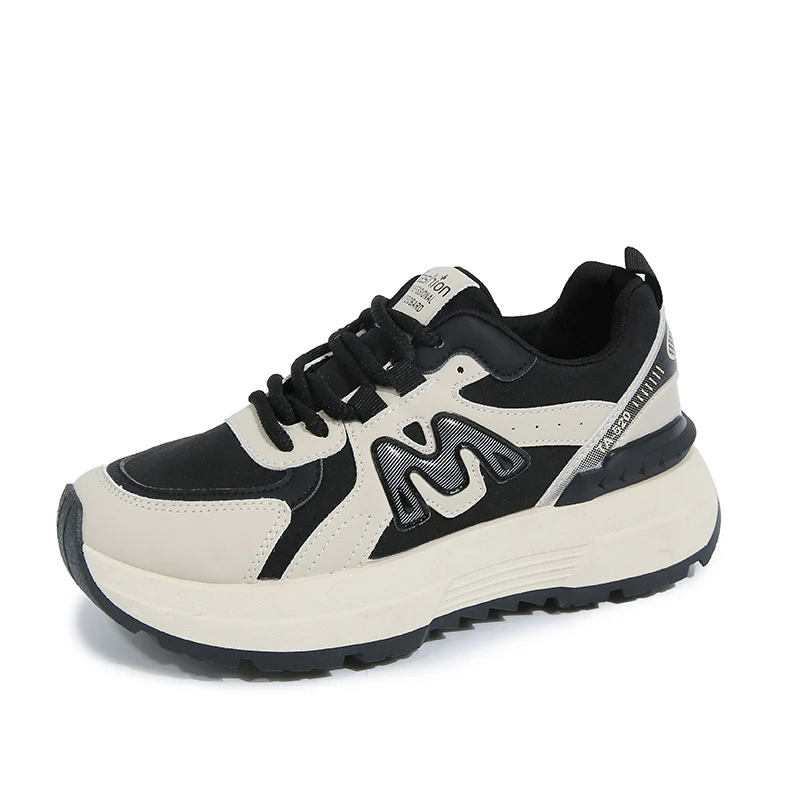 Damen Sportliche Sneakers mit mehrschichtigem Design und dämpfender Laufsohle Heidi Mode - Image 5