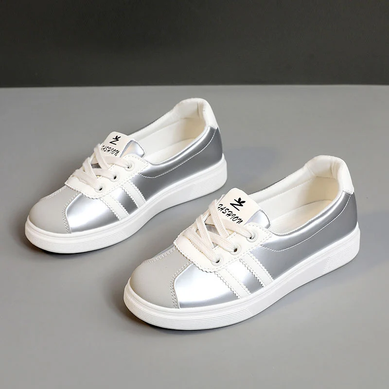 Damen Sportliche Sneakers mit metallischen Akzenten und komfortabler Dämpfung Heidi Mode - Image 6