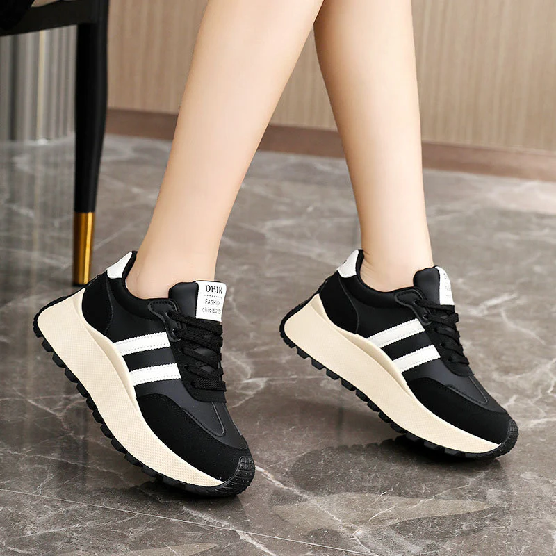 Damen Sportliche Sneakers mit modernem Design und dämpfender Laufsohle Heidi Mode - Image 4