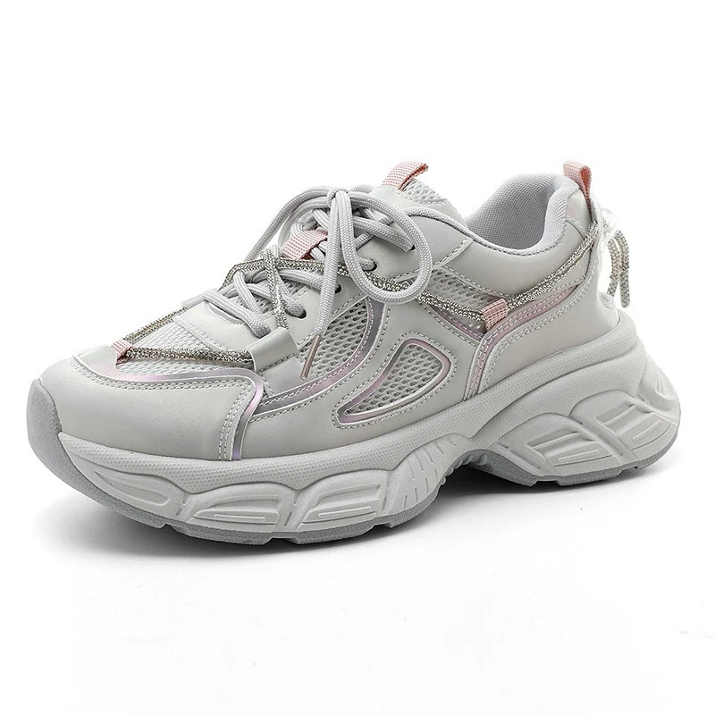 Damen Sportliche Sneakers mit modernem Design und dämpfender Sohle Heidi Mode
