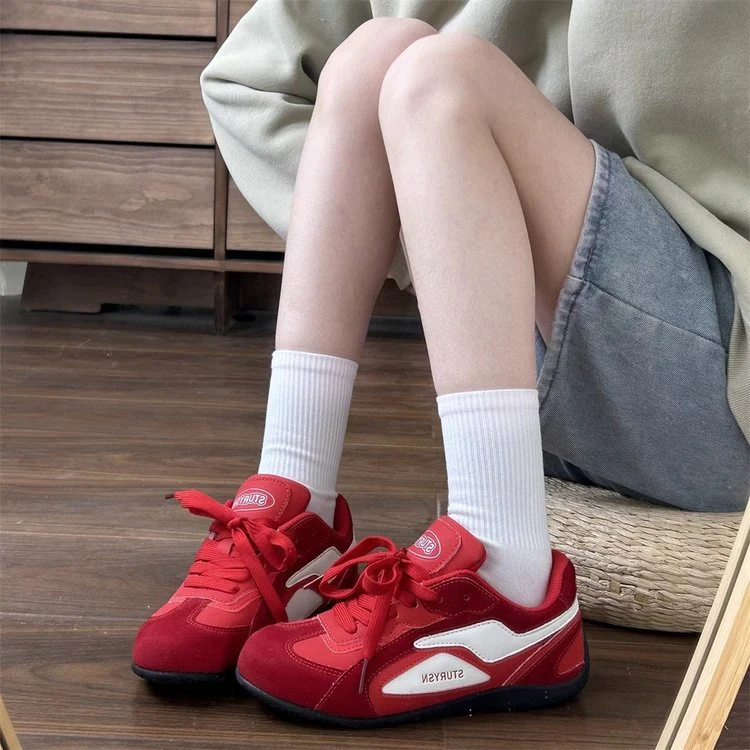 Damen Sportliche Sneakers mit modernem Design und strapazierfähigem Obermaterial Heidi Mode - Image 3