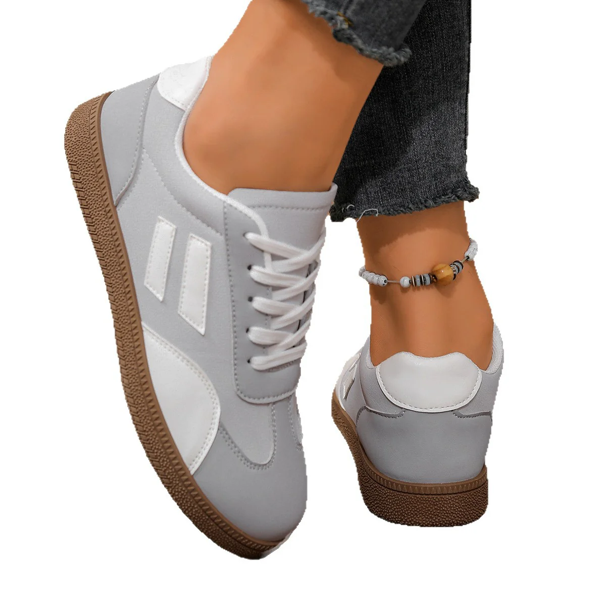 Damen Sportliche Sneakers mit modernem Design und strapazierfähigem Obermaterial Heidi Mode - Image 5