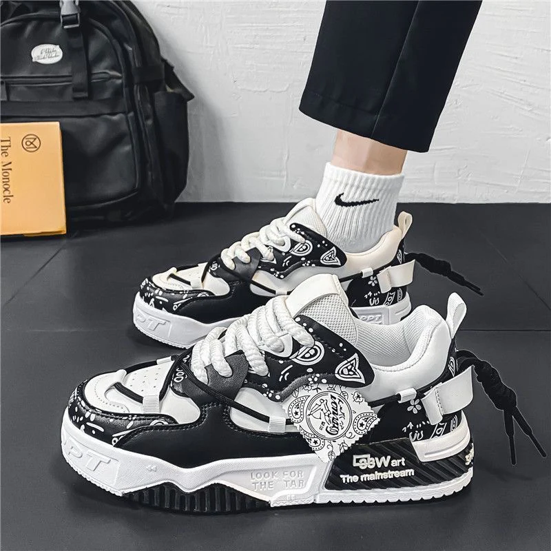 Damen Sportliche Sneakers mit modernem grafischen Design und hoher Dämpfung Heidi Mode - Image 2