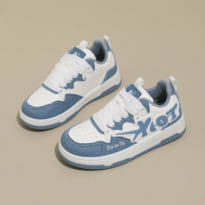 Damen Sportliche Sneakers mit modischem Denim-Design und innovativer Sohle Heidi Mode - Image 2