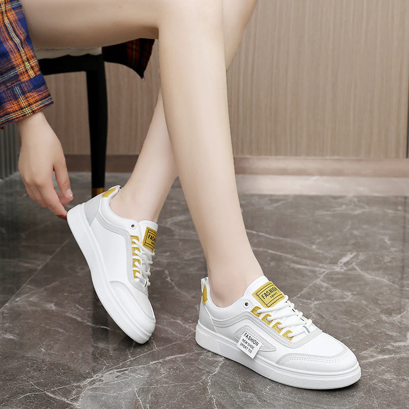 Damen Sportliche Sneakers mit modischem Design und atmungsaktiver Obermaterialstruktur Heidi Mode - Image 3