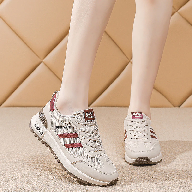 Damen Sportliche Sneakers mit modischem Design und rutschfester Laufsohle Heidi Mode - Image 2