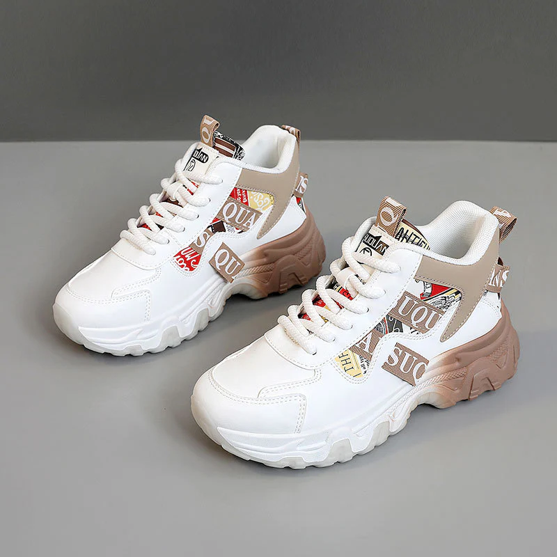 Damen Sportliche Sneakers mit modischem Design und rutschfester Sohle Heidi Mode - Image 2