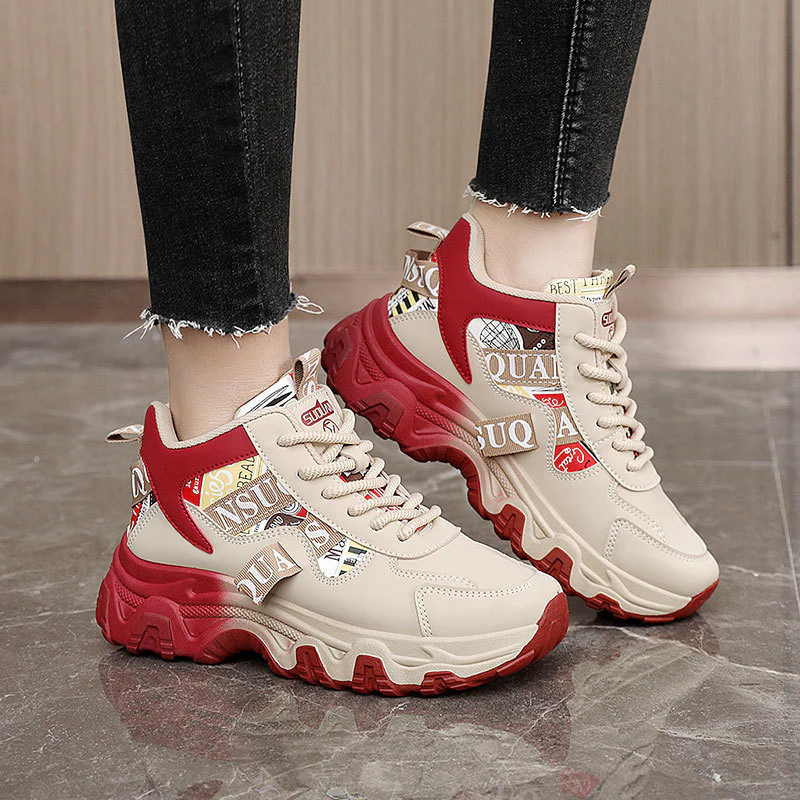 Damen Sportliche Sneakers mit modischem Design und rutschfester Sohle Heidi Mode - Image 4