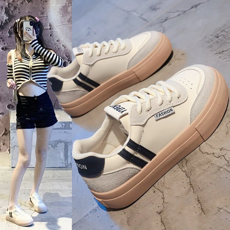 Damen Sportliche Sneakers mit modischem Design und rutschfester Sohle Heidi Mode - Image 3