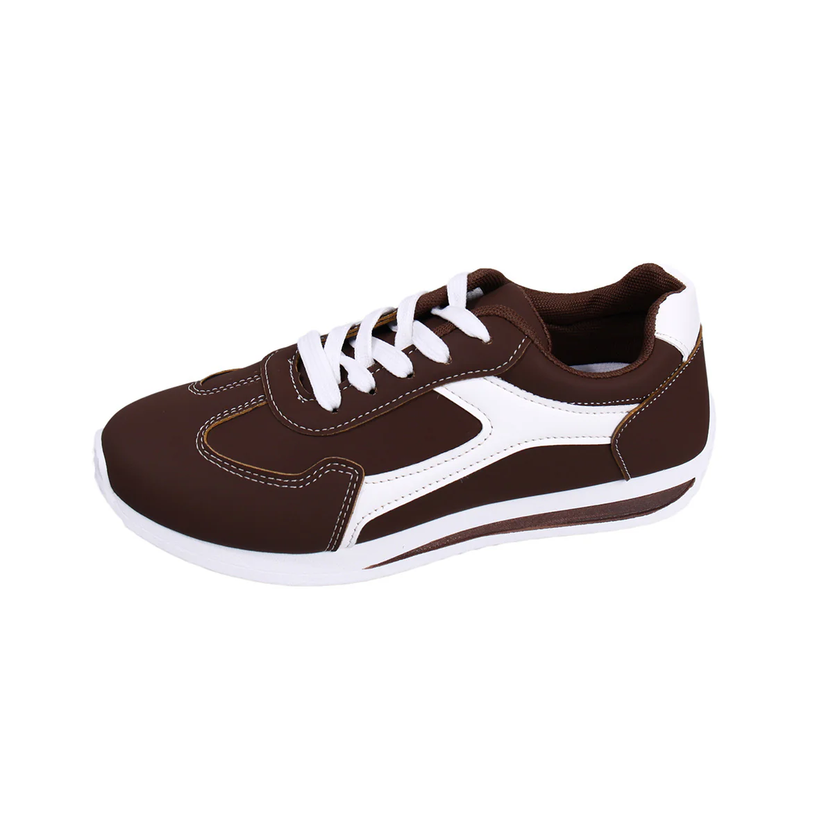 Damen Sportliche Sneakers mit modischem Kontrastdesign Heidi Mode - Image 5