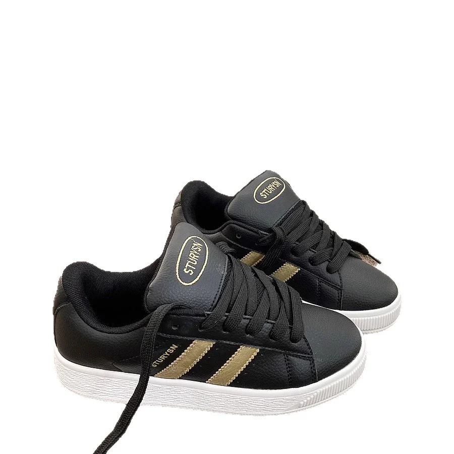 Damen Sportliche Sneakers mit modischem Lederdesign und stabiler Sohle Heidi Mode - Image 5