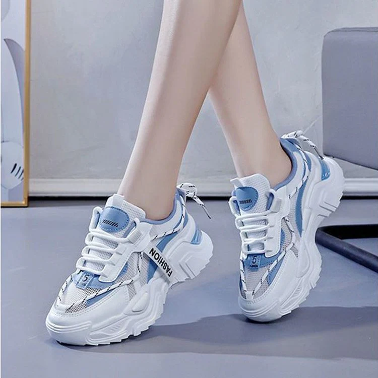 Damen Sportliche Sneakers mit modischem Mesh-Obermaterial und gepolsterter Laufsohle Heidi Mode - Image 3