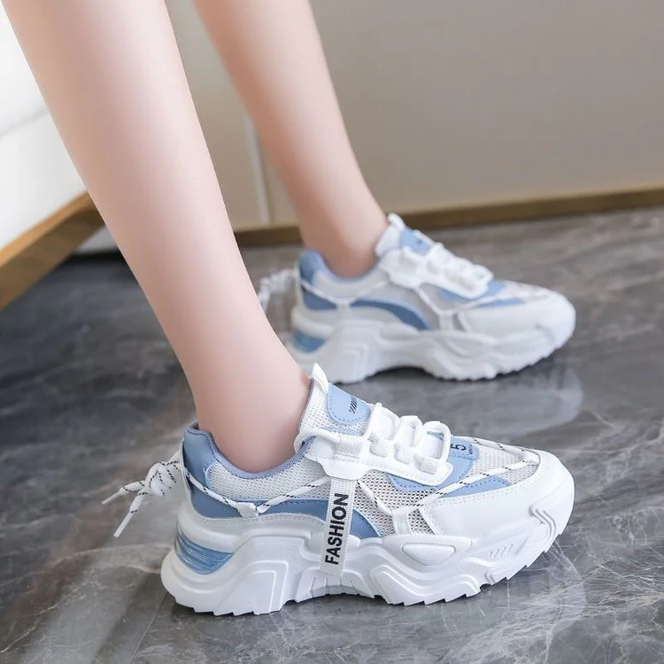 Damen Sportliche Sneakers mit modischem Mesh-Obermaterial und gepolsterter Laufsohle Heidi Mode - Image 5
